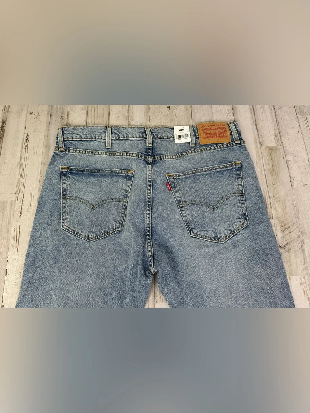 Levi's Men's 512 Slim Taper Fit 38x27 Denim Jeans Medium Stonewash NWT